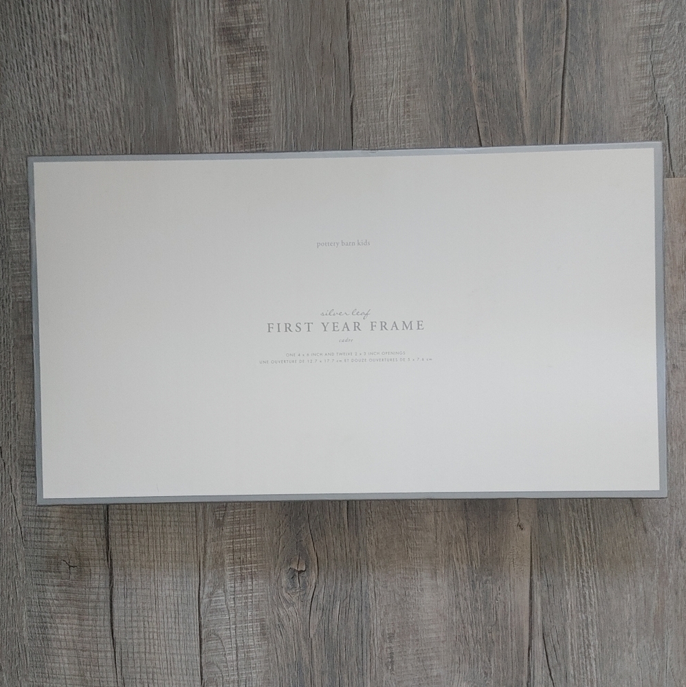 Pottery Barn First Year Picture Frame